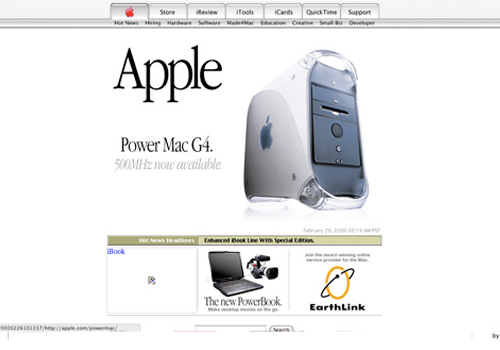 Apple.com in 2000