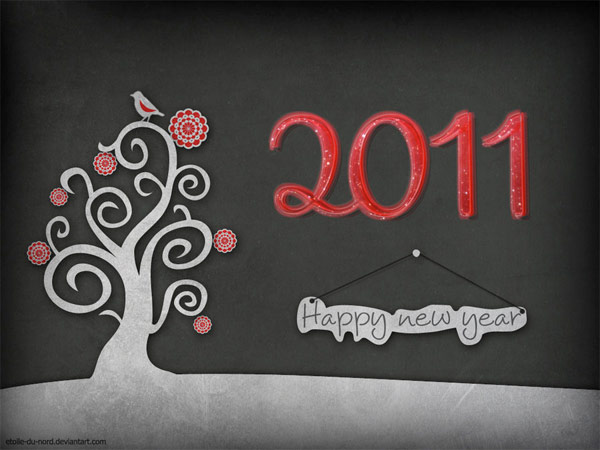 11 Beautiful 2011 Desktop Wallpapers for New Years | Visual Swirl Design 