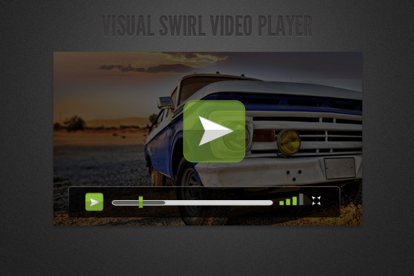 Audio Video Media Player Interface Element PSD UI