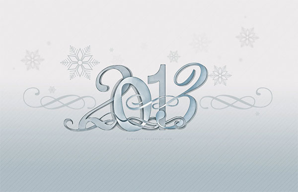 Snowflakes 2013 desktop wallpaper