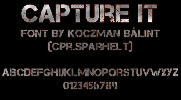 Capture It | Free Font