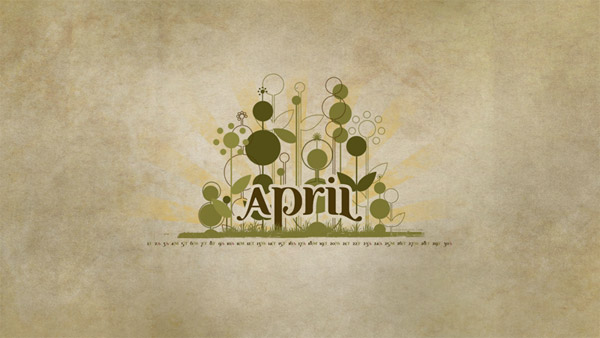 April 2011 Desktop Wallpaper Calendar 3