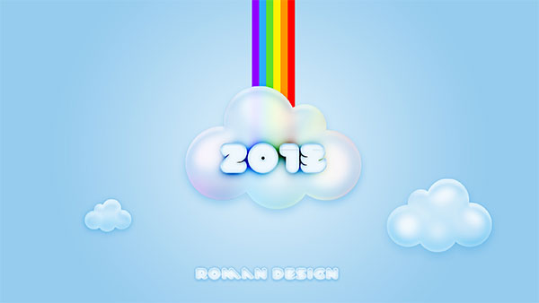 cloud rainbow 2013 desktop wallpaper